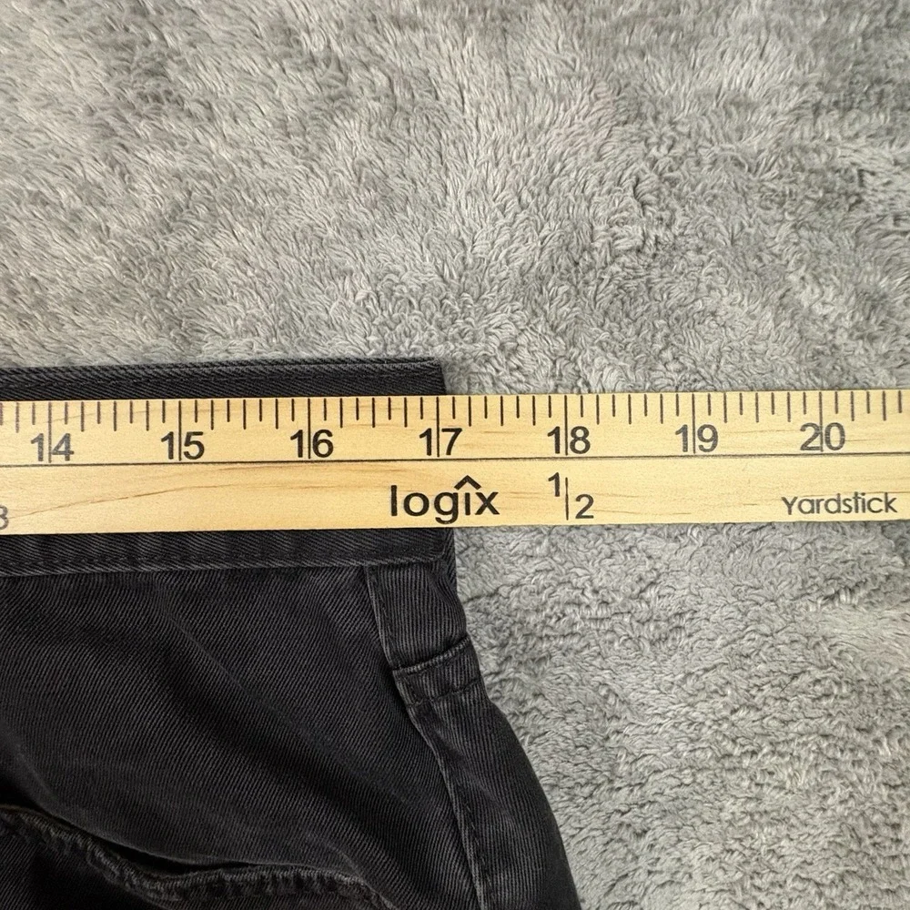 Banana Republic Laredo Men's 34x31 Black Straight Leg Button Fly Cotton Jeans